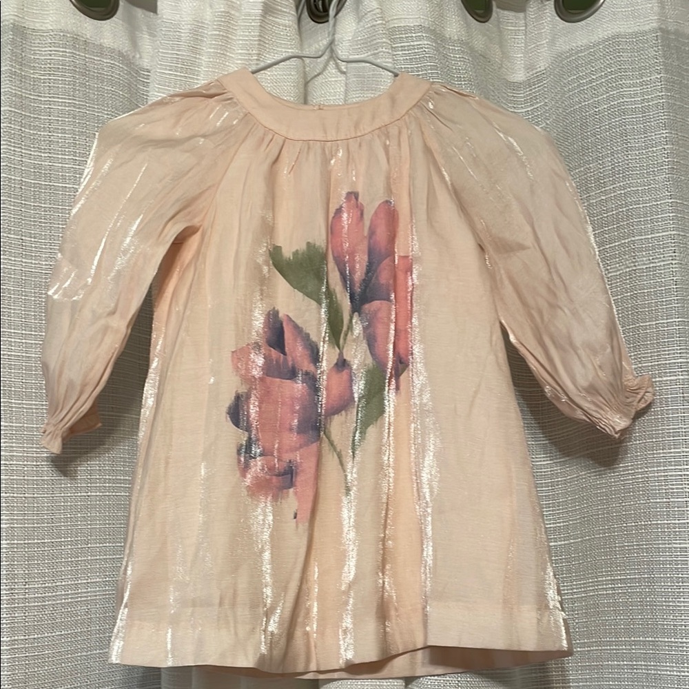 Zara Pink Formal Dress with Romantic Silhouette